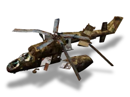 Heli crash on Nasdara (Badlands) in DayZ