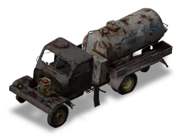 Water truck on Nasdara (Badlands) in DayZ