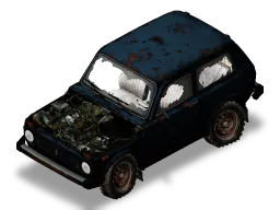 Police roadblock on Chernarus+ in DayZ
