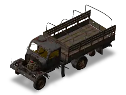 Military convoy on Livonia in DayZ